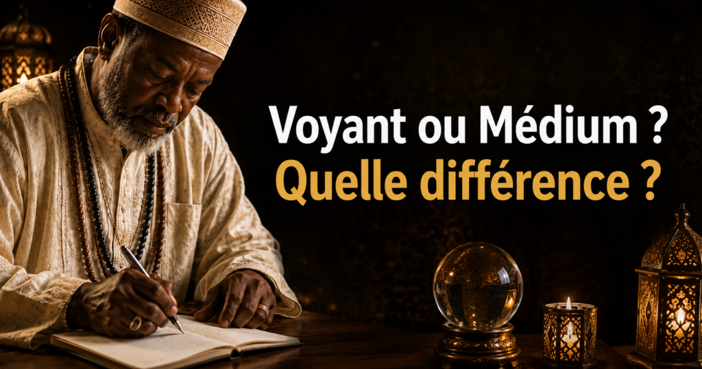 différence entre un voyant et un médium