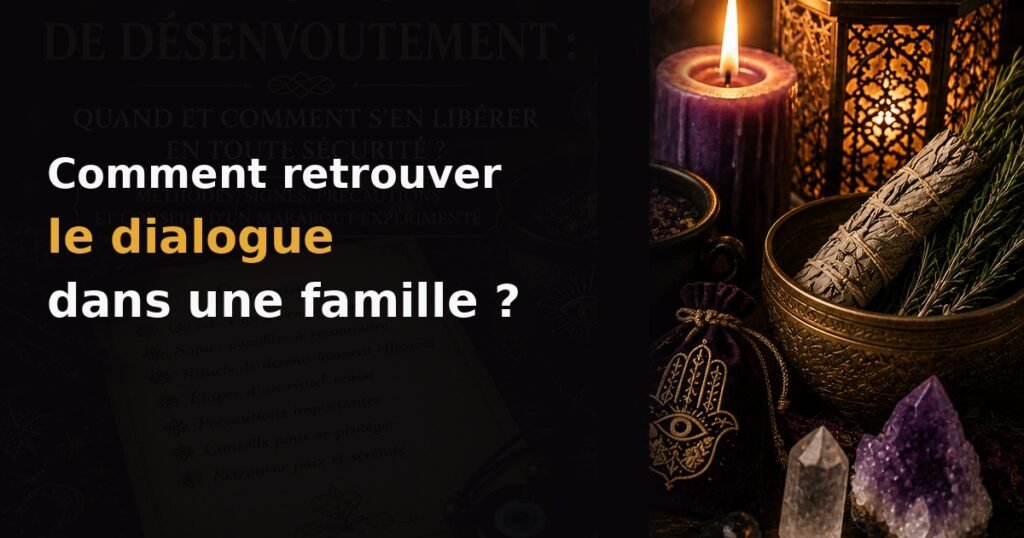 dialogue dans une famille